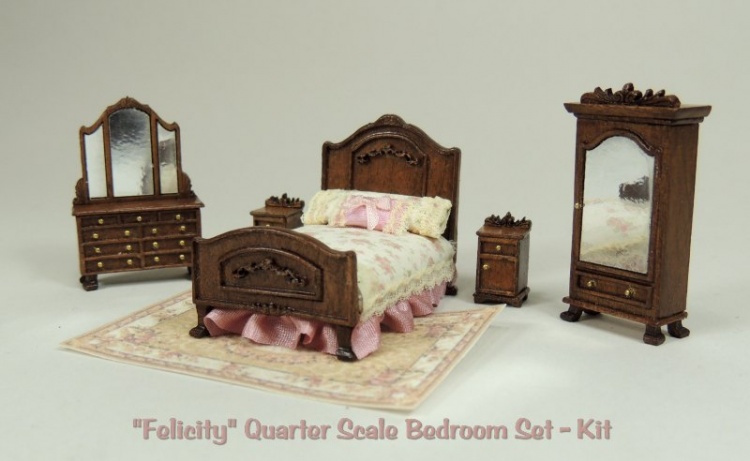 Felicity Quarter Scale Bedroom Kit - Click Image to Close