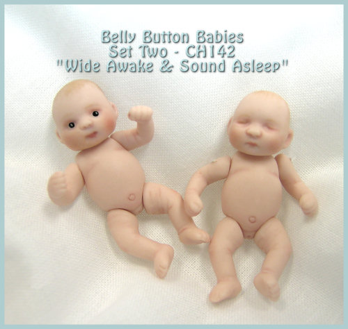 Belly Button Babies Mold - Set 2 - Click Image to Close