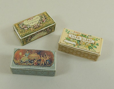 Three French Milled Soaps Boxes - Kit - Click Image to Close