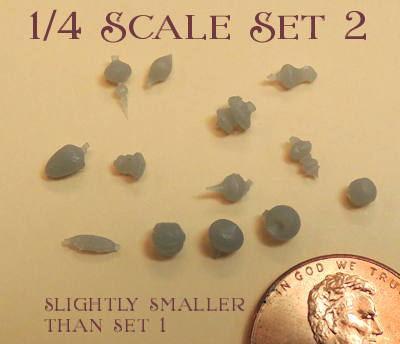1/48 Scale Ornaments to Paint - Set 2 - Click Image to Close