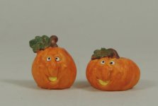 Pair of Goofy Pumpkins to paint