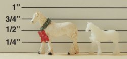 Christmas Horse Figurine to paint
