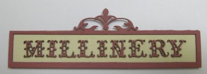 Millinery Sign Kit