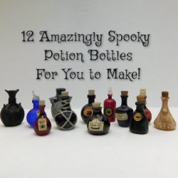 Set of 12 Amazing Potion Bottles to Finish