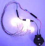 3 Volt Tiny LED Lights with 'Coin Cell/Holder