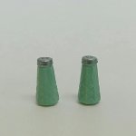 Laurel Pattern Salt and Pepper Shakers Laurel Pattern Salt and Pepper Shakers