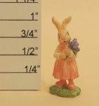Rachael Rabbit 3D Figurine to Paint