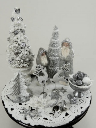 "Silver Bells" Filled Christmas Table
