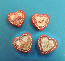 Set of Four Chocolate Boxes - Style A