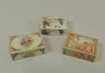 Set of 3 French Toiletry Boxes