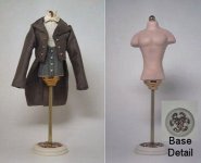Male Mannequin and Base Mold Set