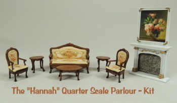 The Hannah Quarter Scale Parlor Kit