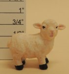Chubby Standing Lamb 3D Figurines to Paint