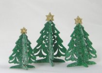 Trio of Lacy Trees