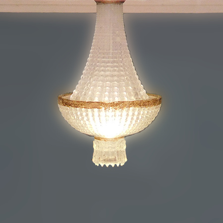 "Romance" French 1/4 Scale Chandelier Kit - Click Image to Close