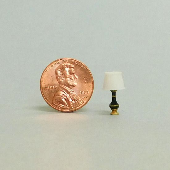 "Turned Column" -Table Lamp Kit- Quarter Scale - Click Image to Close