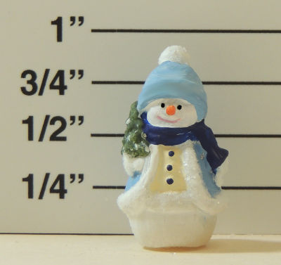 Cozy Snowman Figurine to Paint - Click Image to Close