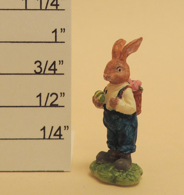 Bobby Rabbit 3D Figurine to Paint - Click Image to Close