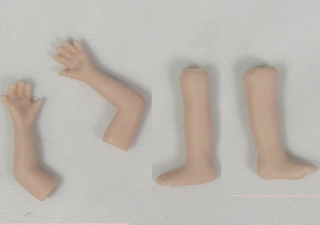 Hannah Arm/Leg Mold - Click Image to Close