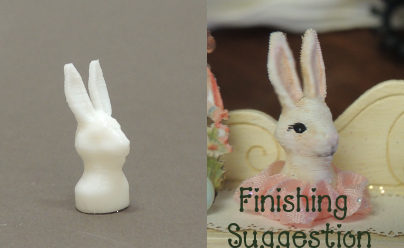 Rabbit Head - To Paint - Click Image to Close