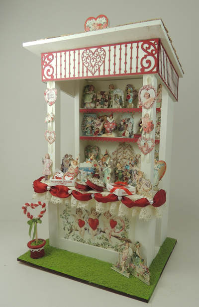 1/12 Scale Valentines Market Stall Online Class and Kit - Click Image to Close
