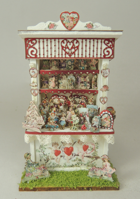 1:48 Scale Valentine Market Kiosk Online Class Project - Click Image to Close