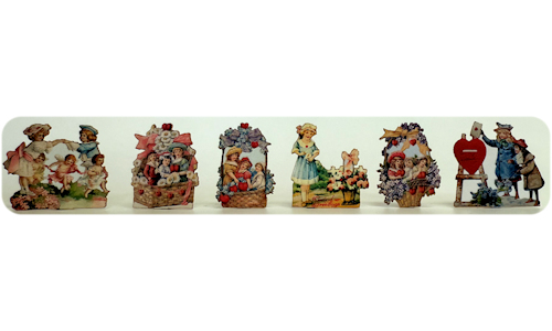 Sweet Victorian Valentines Standee Set - Click Image to Close