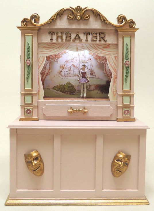 1/12" Childs Marionette Theater - Online Class and Kit - Click Image to Close
